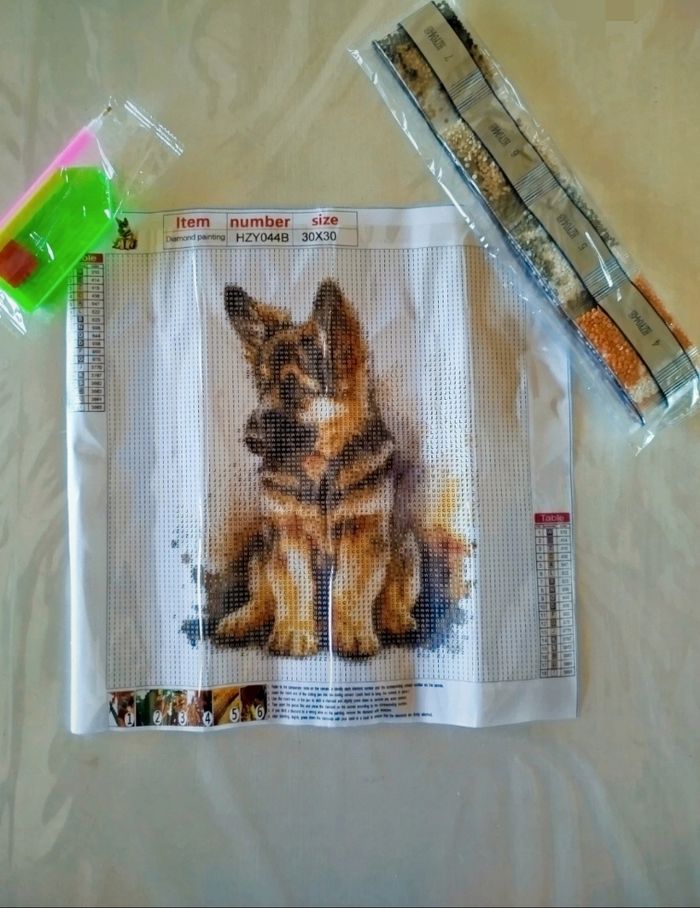Diamond painting chiot #A025 - photo numéro 2