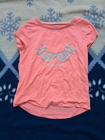 T‑shirt rose Kiabi pour enfant, en bon état