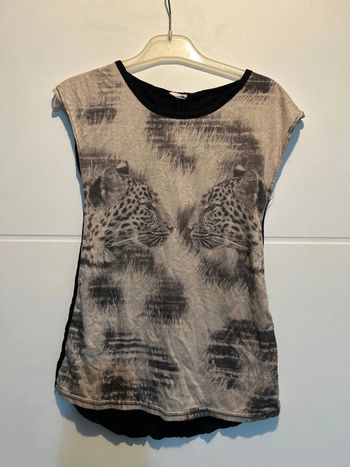 T-shirt léopard