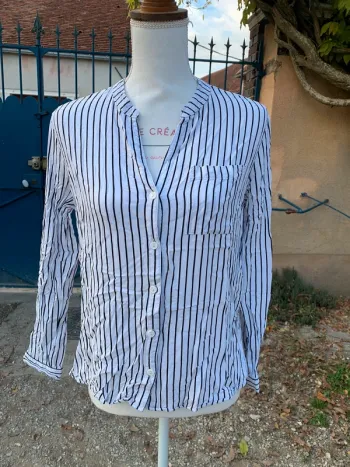 Chemise rayée T.40 Primark