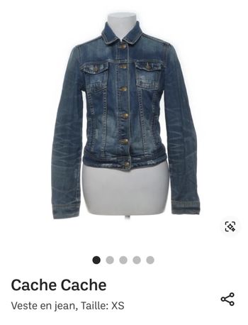 ✨ Veste en jean Cache Cache – Taille XS ✨
