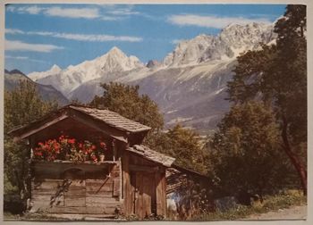 Grande carte postale  Massif du Mont Blanc