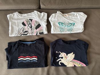 Lot de 4 t-shirt à manches longues