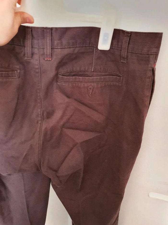 Pantalon chino marron homme taille 44 XXL status - photo numéro 5