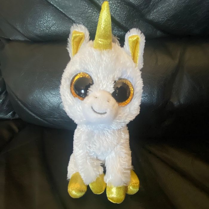 Peluche Ty Beanie peluches licorne Pegassus 17cm