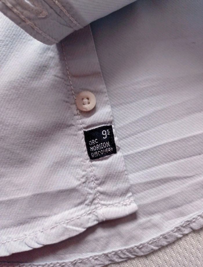 Chemise coton bleu clair 6 ans - photo numéro 3
