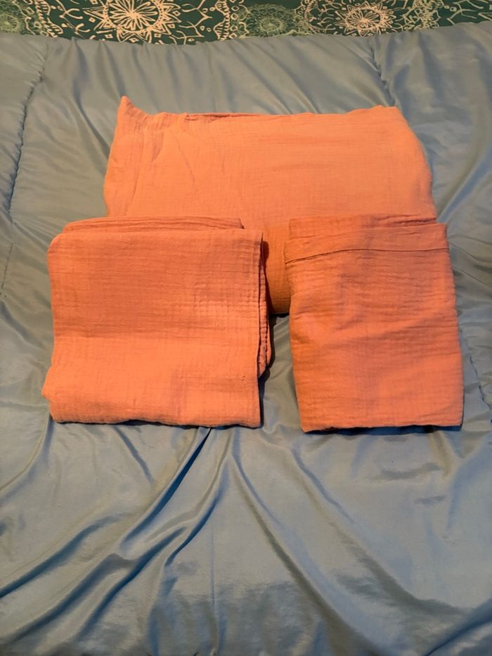 Housse de couette + 2 taies d oreillers 240x220 cm douceur d intérieur