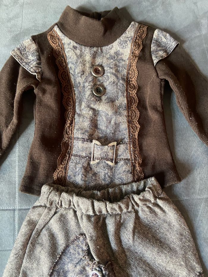 Ensemble pull jupe legging 2ans - photo numéro 3