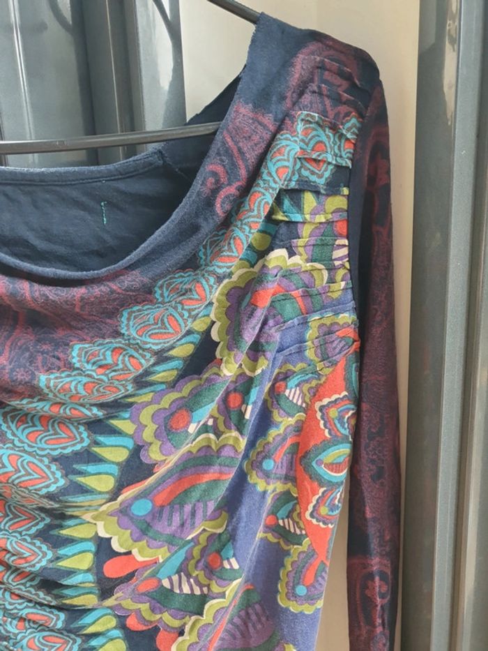 T shirt manches longues desigual - photo numéro 6