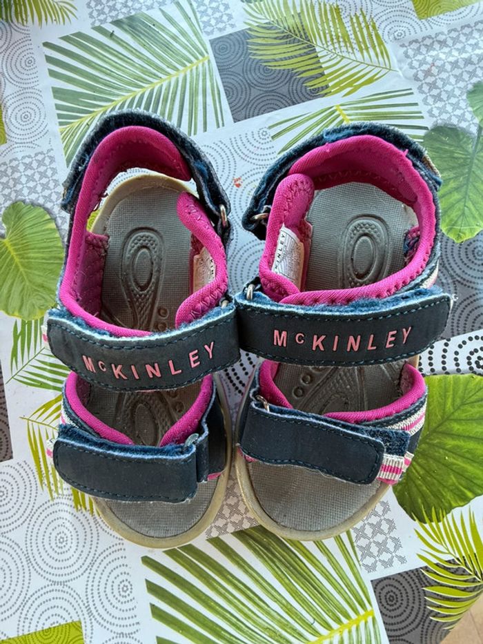 Sandales McKinley rose et noires - photo numéro 2