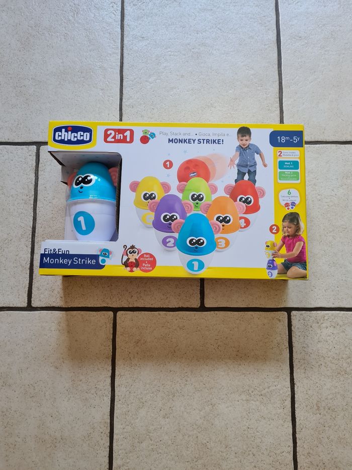 Jeux monkey strike Chicco neuf
