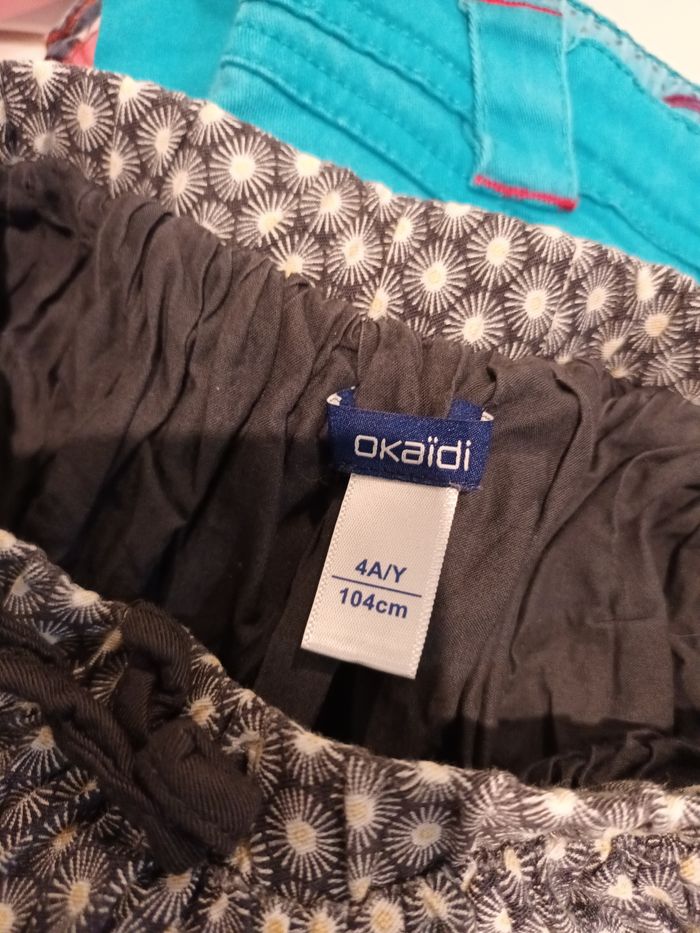 Jupe noir/blanc/moutarde 4ans - photo numéro 6