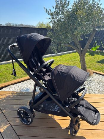 Poussette double électrique cybex