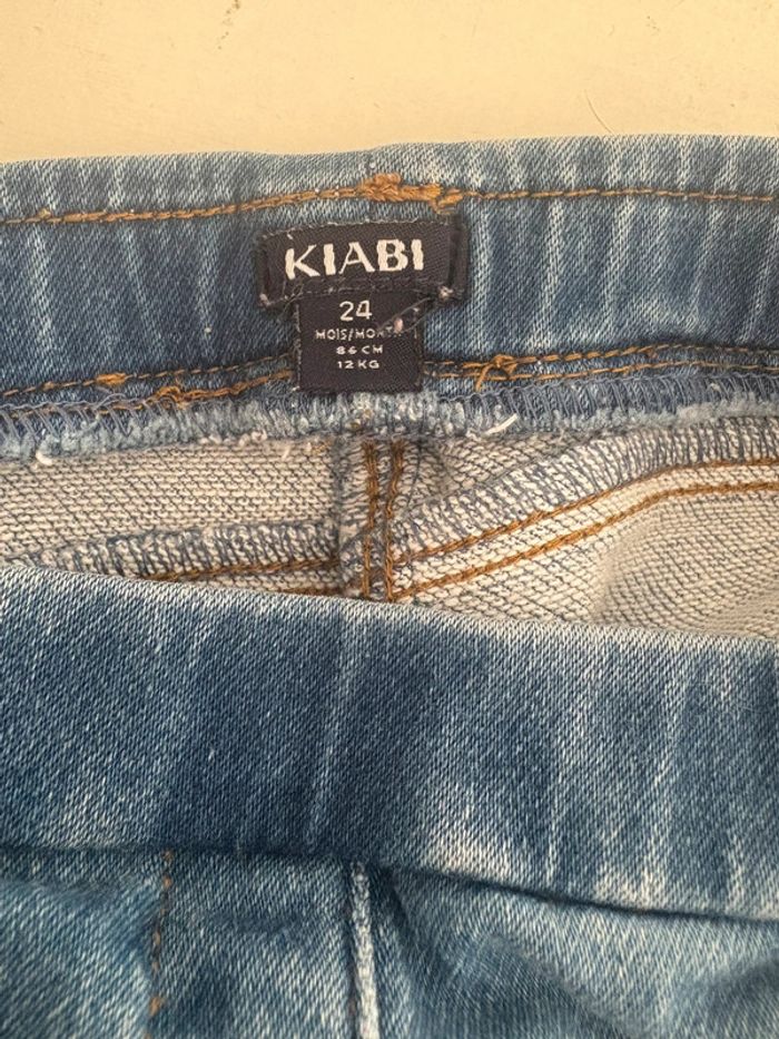 Legging imitation jean Kiabi - 24 mois 🩷 - photo numéro 3
