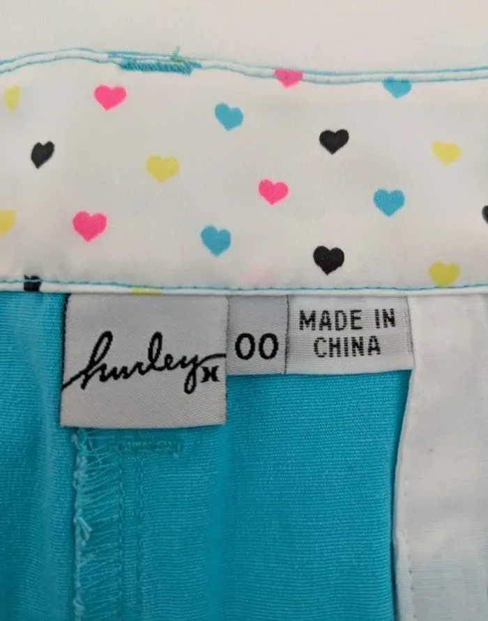 Mini-jupe d'été bleue - Hurley - taille 40 - photo numéro 3