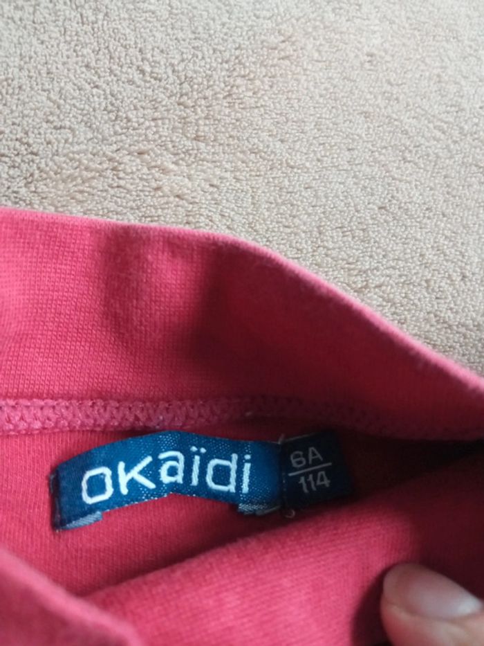 Tee-shirt rouge 6 ans - photo numéro 3