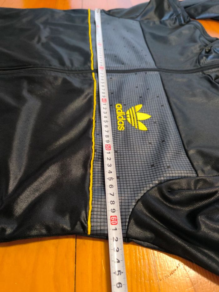 Veste Adidas - Chile 62 - Logo brodé - Noir/Jaune - Taille L - photo numéro 9