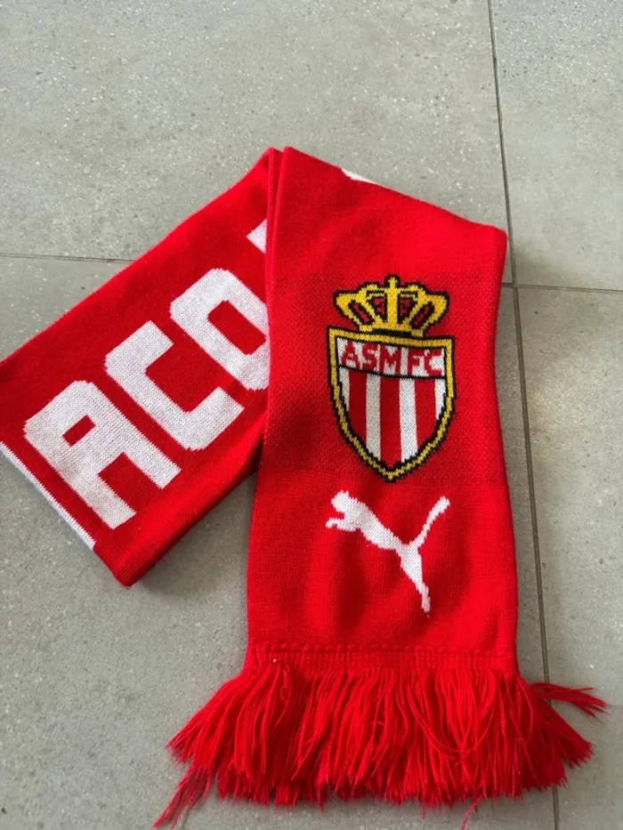 Echarpe supporter AS Monaco, très bon état