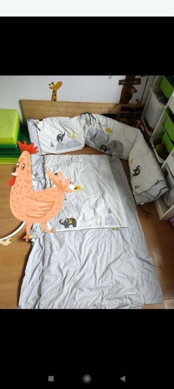 Tour de lit + édredon babyfan
