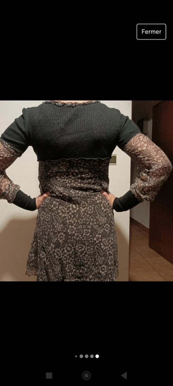 Blouse manches longues, taille L - photo numéro 4