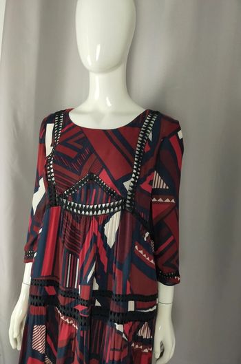 Robe Ba&sh géométrique fluide – Taille 1