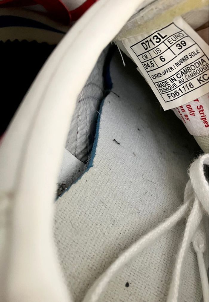Onitsuka Tiger Corsair ‘White Classic Red’ / Blue - photo numéro 10
