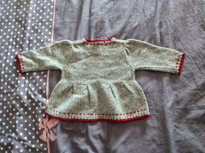 Gilet jupette bébé fille 9 mois Sergent Major, neuf - photo numéro 7