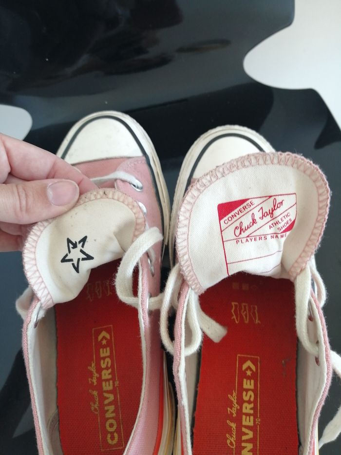 Converse rose basse 36. 5 - photo numéro 2