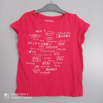 T-shirt rouge 6ans