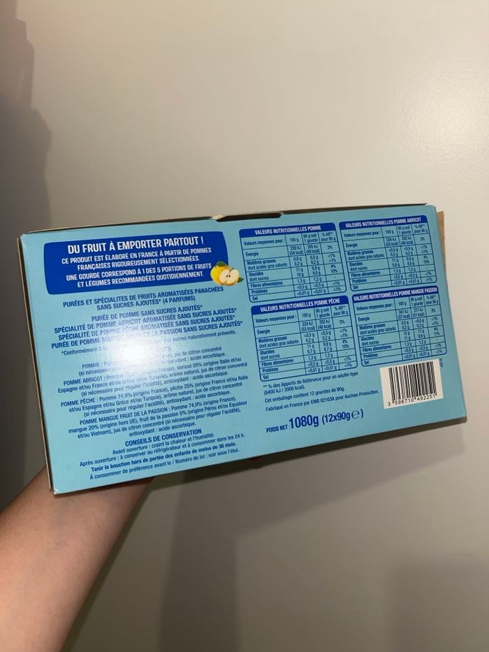 Pack de compotes aux fruit jaunes - photo numéro 3