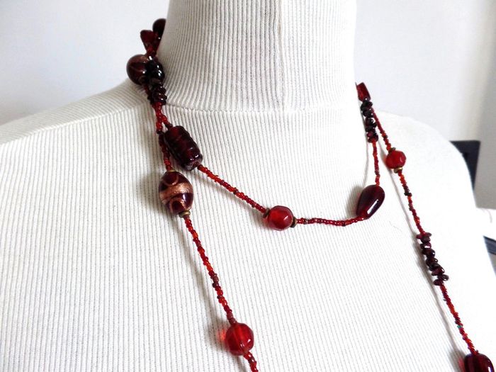 Collier long fantaisie - photo numéro 2