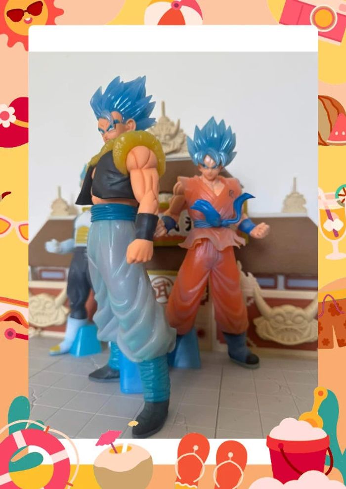 Lot 3 figurines clear rise goku, végéta et Gogeta. - photo numéro 6