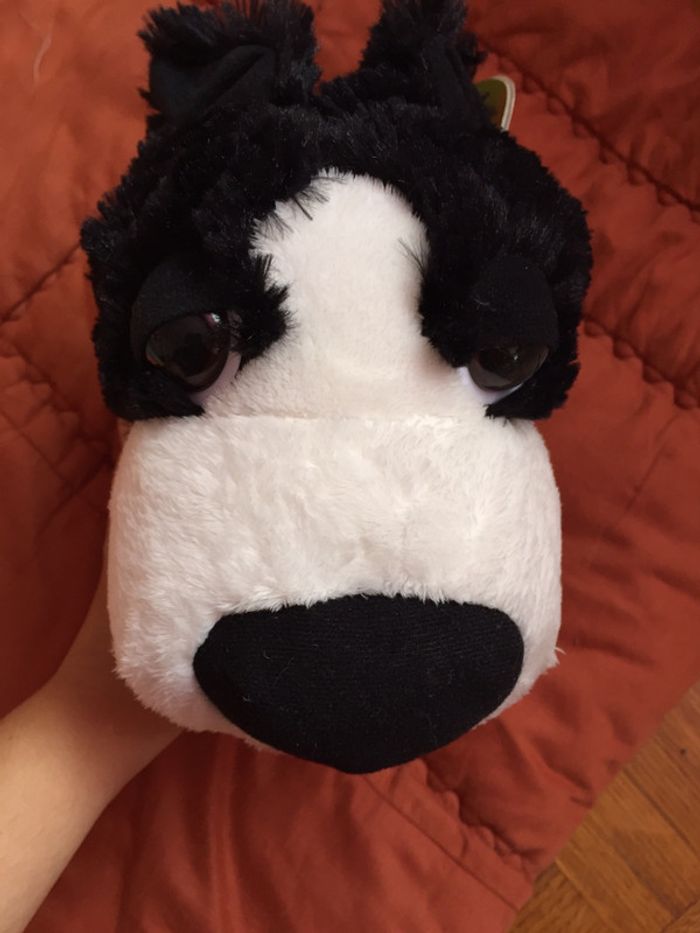 Peluche chien Big Headz neuve avec étiquette - photo numéro 3