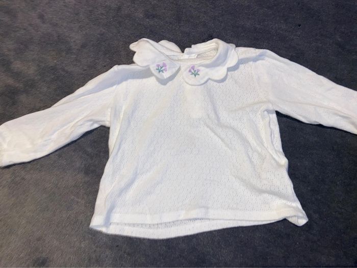 Pull blanc Kiabi