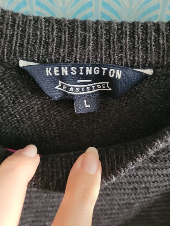 Pull homme gris taille L - photo numéro 2