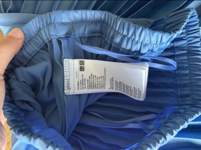Jupe plissée bleu - photo numéro 3