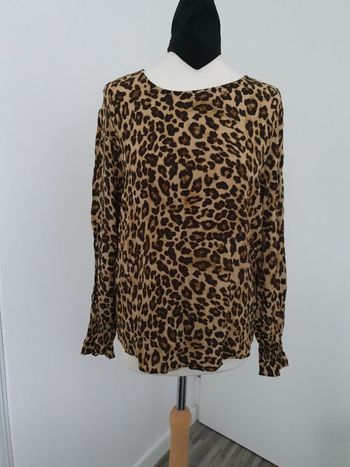 Blouse imprimée manches longues