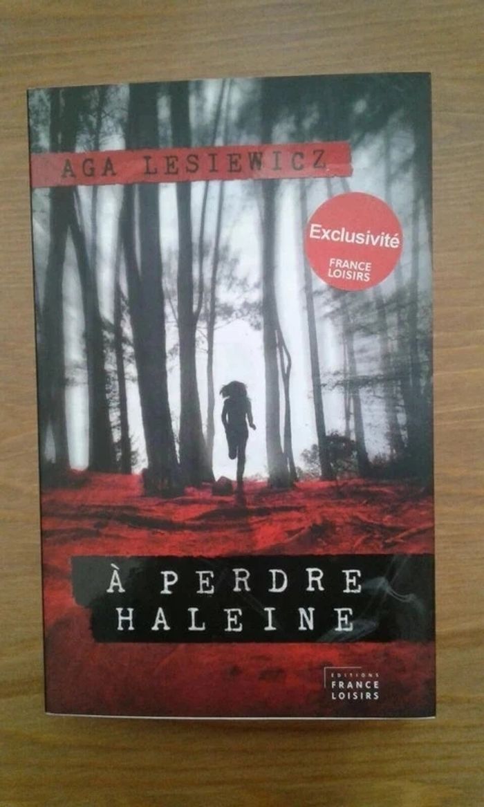 Livre neuf A perdre haleine - Aga Lesiewicz