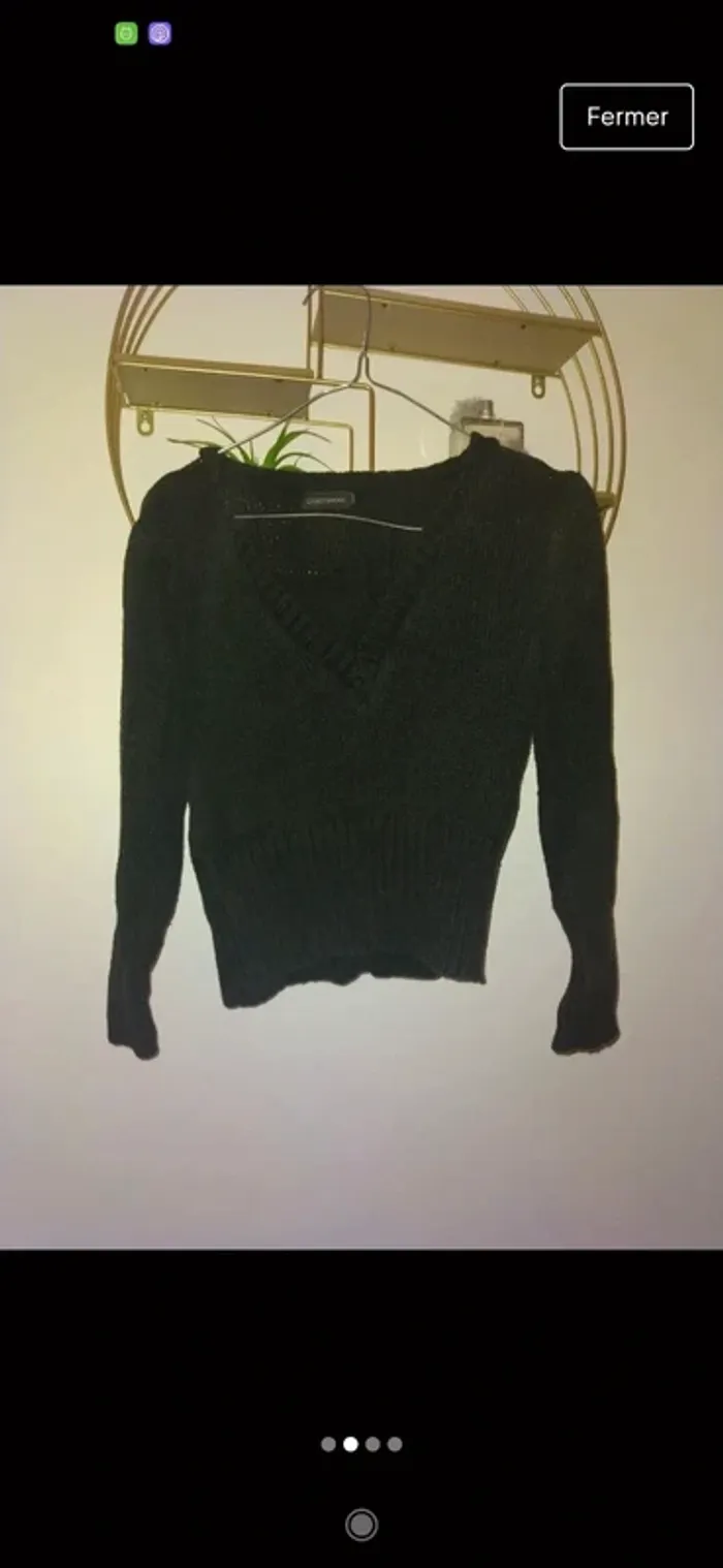 Petit pull noir Chattawak 34 - photo numéro 2