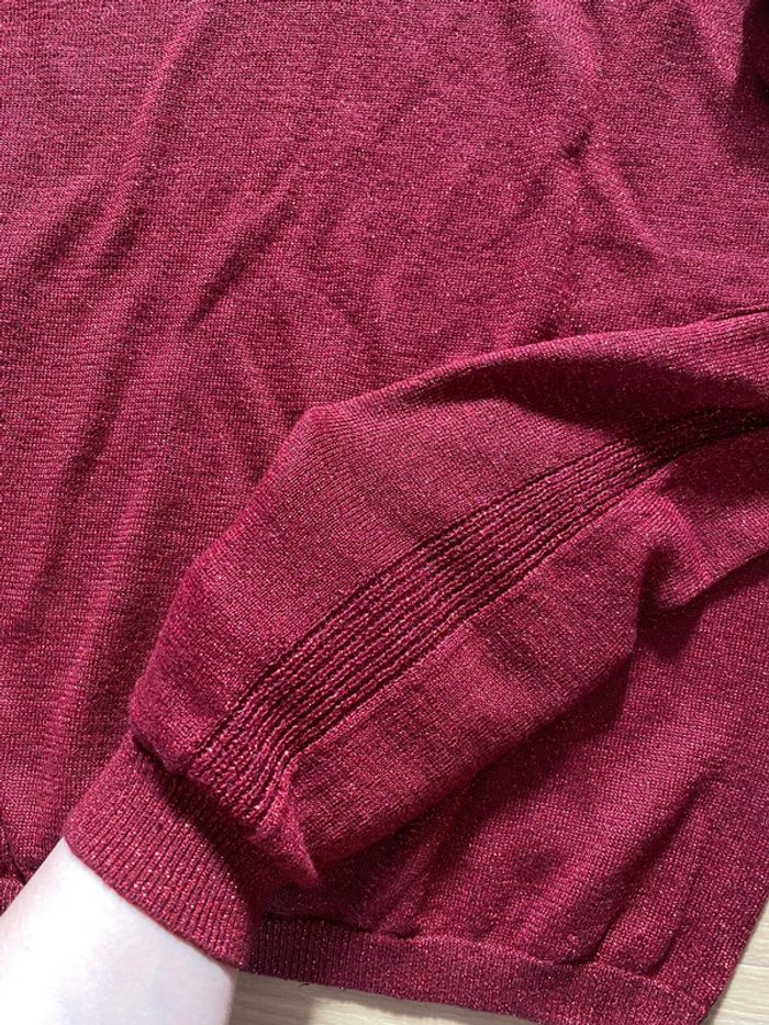 Pull dos ouvert à paillettes - photo numéro 3