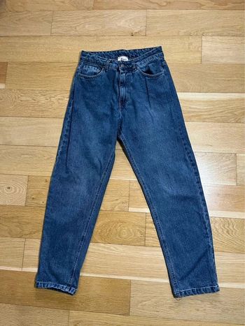 Pantalon mom large jean brut Johanna – Taille 36 – Très bon état 👖