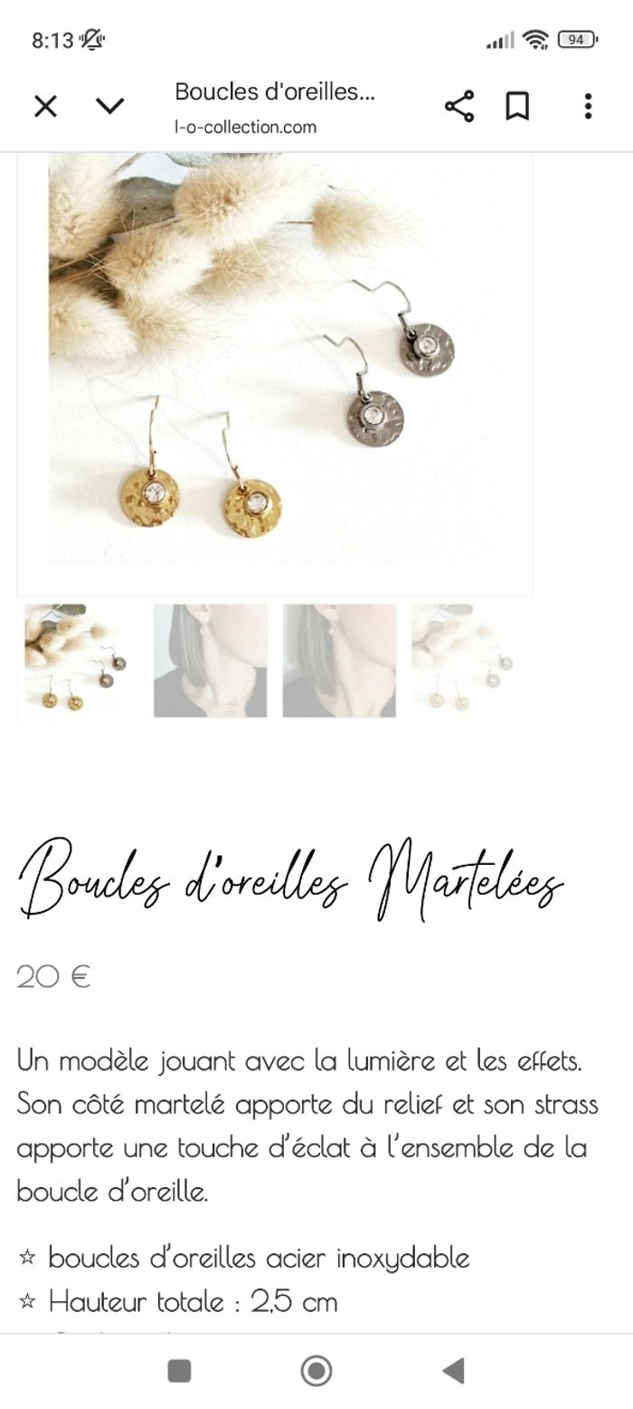 Boucles d'oreilles - photo numéro 3