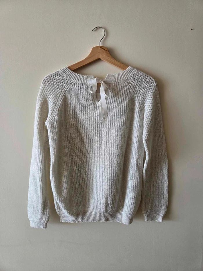 pull Cache Cache blanc taille XS - photo numéro 2