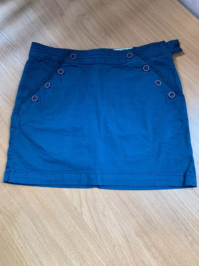 Jupe bleue taille 36 les voiles de saint tropez