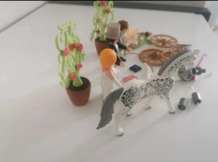 Playmobil piece détaché du 9427 carrosse et couple de mariés - photo numéro 6