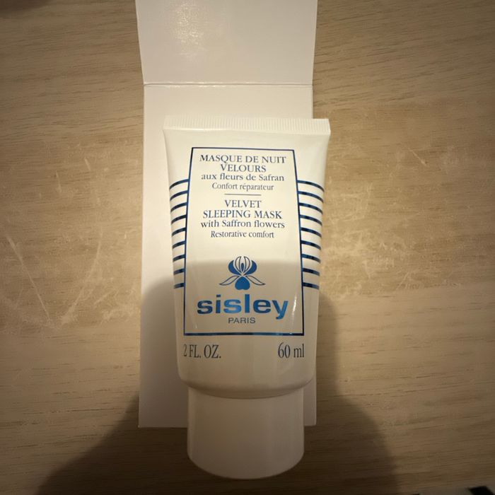 Masque de nuit velours aux fleurs de safran
