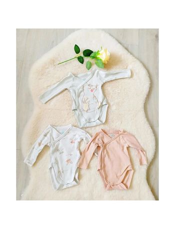Lot de 3 body bébé fille manches longues taille naissance