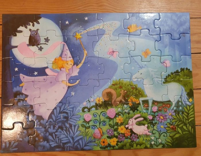 Puzzle la fée et la licorne - photo numéro 2