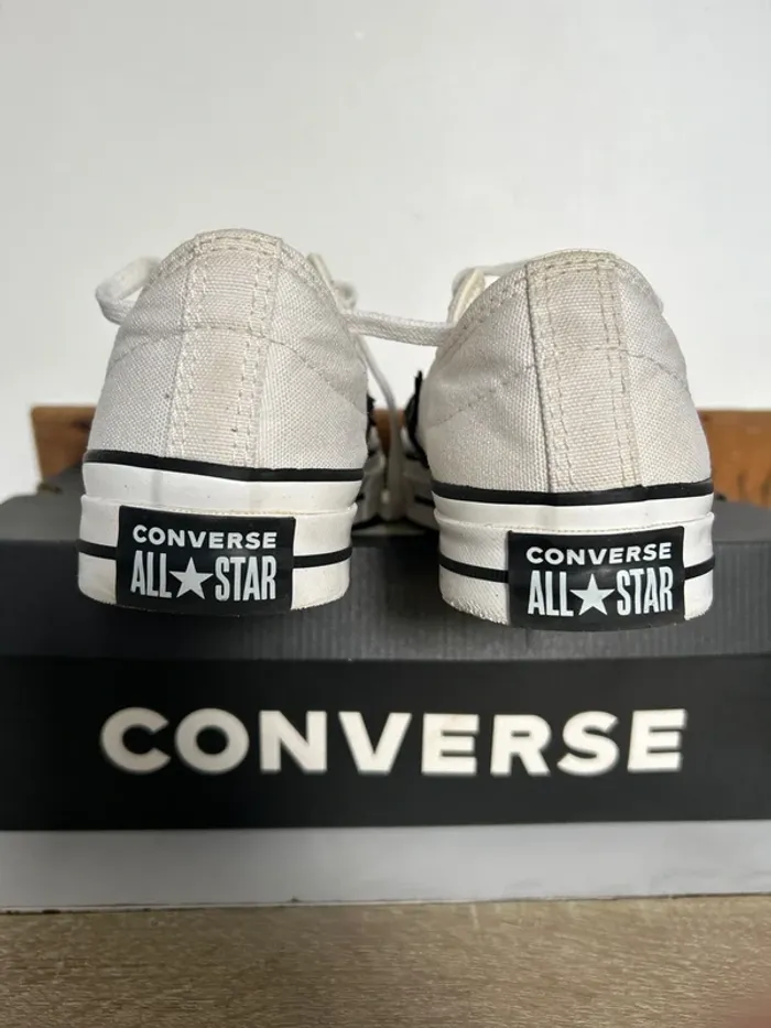 Converse 40,5 blanches - photo numéro 5