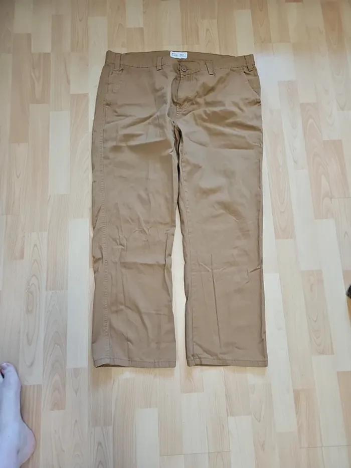 Pantalon homme chino camel taille w40/L32 soit 50